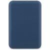 GUESS Power bank sem fios Grained Triangle 5000mAh 15W USB-C MagSafe azul