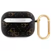 Guess GUAP2PG4GPK Capa AirPods Pro 2 (2022/2023) preta 4G Hook