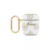 Guess GUA2PG4GPH Capa AirPods 1/2 branca 4G Hook