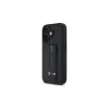 BMW BMHCP16SGSPCCK M Grip Stand Smooth and Carbon Capa Rígida para iPhone 16 6.1 – Preto