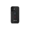 BMW BMHCP16SGSPCCK M Grip Stand Smooth and Carbon Capa Rígida para iPhone 16 6.1 – Preto