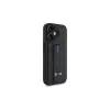 BMW BMHCP16SGSPCCK M Grip Stand Smooth and Carbon Capa Rígida para iPhone 16 6.1 – Preto