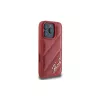 Karl Lagerfeld Capa Quilted Signature para Apple iPhone 16 Pro (vermelha)