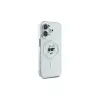 Karl Lagerfeld KLHMP16MHLSCHH Capa rígida IML Metal Choupette Head MagSafe branca para iPhone 16 Plus 6.7