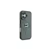 Karl Lagerfeld KLHMP16MHLSCHK Capa rígida IML Metal Choupette Head MagSafe preta para iPhone Plus 6,7