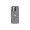 Karl Lagerfeld KLHMP16XHLSCHK Capa rígida IML Metal Choupette Head MagSafe preta para iPhone 16 Pro Max 6,9 polegadas
