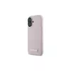 Karl Lagerfeld KLHMP16SPGMSRPP Capa rígida FW Metal Plate MagSafe para iPhone 16 6,1 rosa