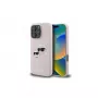 Karl Lagerfeld KLHMP16XSKCHPPLP Capa rígida de silicone rosa para iPhone 16 Pro Max 6,9 polegadas com Double Heads Print e MagSafe