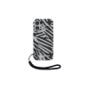 Karl Lagerfeld Capa traseira IML Zebra Pattern & Cord para Apple iPhone 16 - preta