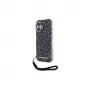 Karl Lagerfeld Capa Zebra With Cord para Apple iPhone 16 - roxa