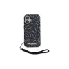 Karl Lagerfeld Capa Zebra With Cord para iPhone 16 Plus (roxa)