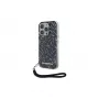 Karl Lagerfeld Capa Zebra With Cord para iPhone 16 Pro, roxa