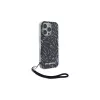 Karl Lagerfeld Capa Zebra With Cord para iPhone 16 Pro, roxa