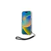 Karl Lagerfeld Capa Zebra With Cord para iPhone 16 Pro, roxa