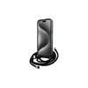 Karl Lagerfeld KLHMP16XHCKCKLCK Capa rígida preta para iPhone 16 Pro Max 6,9 polegadas IML Crossbody Monogram Karl & Choupette Head MagSafe