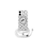 Karl Lagerfeld KLHMP16SHCKCKLCT Capa rígida transparente para iPhone 16 6,1 polegadas IML Crossbody Monogram Karl & Choupette Head MagSafe