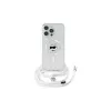 Karl Lagerfeld KLHMP16LHCCHNT Capa rígida transparente para iPhone 16 Pro 6,3 IML Choupette Head & Cord MagSafe
