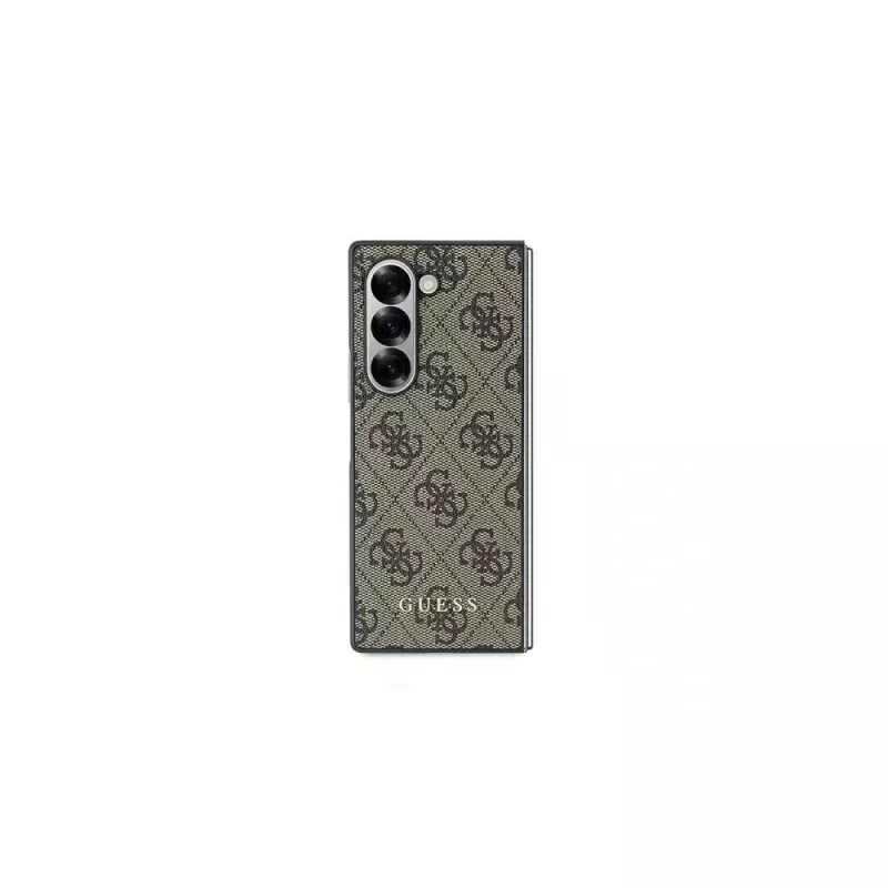 Guess GUHCZFD6GF4GBR Capa protetora 4G para Z Fold6 F956 castanha