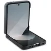 Karl Lagerfeld KLHCZF6PGKSKIHK Capa rígida Saffiano Monogram para Samsung Galaxy Z Flip 6 / Z Flip 7 FE, preta