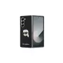 Karl Lagerfeld Capa rígida Saffiano Monogram Head Pin para Samsung Galaxy Z Fold6 - preta