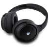 Auscultadores Bluetooth over-ear BMW com cancelamento ativo de ruído, preto, logótipos metálicos