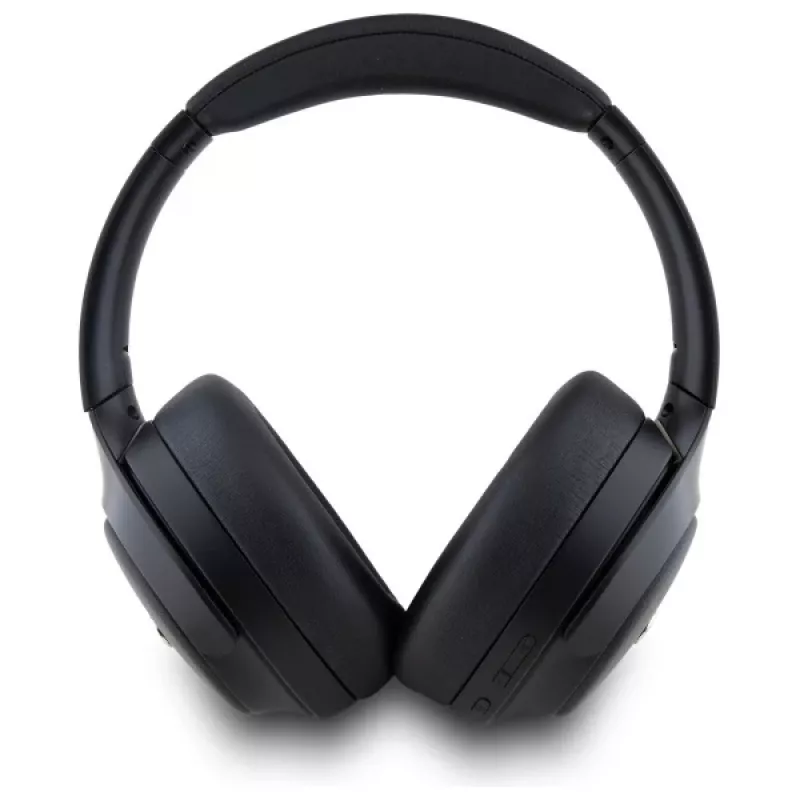 Auscultadores Bluetooth over-ear BMW com cancelamento ativo de ruído, preto, logótipos metálicos