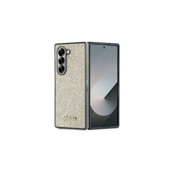 Capa para telemóvel Guess Glitter Script para Samsung Galaxy Z Fold6 - dourado