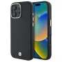 Capa rígida BMW M Collection para iPhone 16 Pro Full Wrapped Metal MagSafe preta