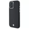 Capa rígida BMW M Collection para iPhone 16 Pro Full Wrapped Metal MagSafe preta