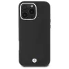 Capa rígida BMW M Collection para iPhone 16 Pro Full Wrapped Metal MagSafe preta