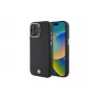 Capa rígida BMW BMHMP16X23PUFWK para iPhone 16 Pro Max 6,9 polegadas preta Sign Full Wrapped Metal MagSafe