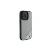 Capa rígida BMW M Perforated Tricolor Line para Apple iPhone 16 Pro 6,3 polegadas cinzenta MagSafe