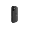 Capa rígida BMW BMHCP16S23PUPVA para iPhone 16 6.1 antracite M Perforated Tricolor Detail Line