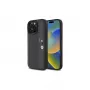Capa rígida BMW BMHCP16L23PUPVA para iPhone 16 Pro 6.3 antracite M Perforated Tricolor Detail Line