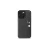 Capa rígida BMW BMHCP16L23PUPVA para iPhone 16 Pro 6.3 antracite M Perforated Tricolor Detail Line