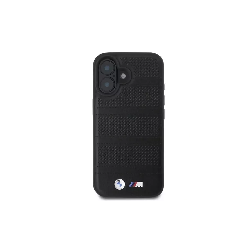 BMW M Collection Perforated and Stitched Line Capa Rígida para iPhone 16 6,1