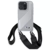 Capa rígida BMW M Edition Carbon Stripe & Strap para iPhone 16 Pro Max 6,9 polegadas cinzenta