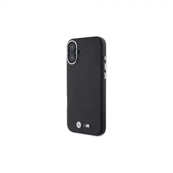 Capa rígida MagSafe BMW M Collection Smooth Full Wrapped Metal para Apple iPhone 16 - preto