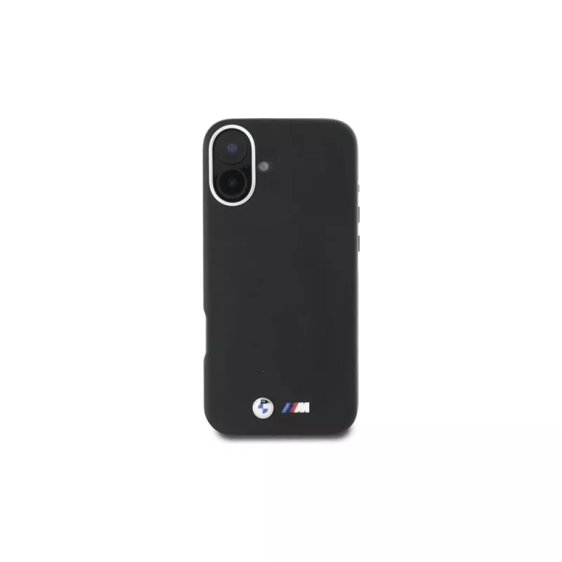 Capa rígida MagSafe BMW M Collection Smooth Full Wrapped Metal para Apple iPhone 16 - preto
