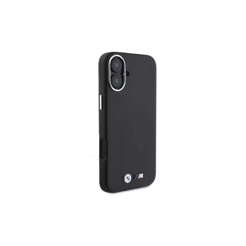 Capa rígida MagSafe BMW M Collection Smooth Full Wrapped Metal para Apple iPhone 16 - preto