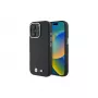 Capa rígida MagSafe BMW M Collection Smooth Full Wrapped Metal para Apple iPhone 16 Pro 6,3 polegadas - preto