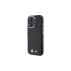 Capa rígida MagSafe BMW M Collection Smooth Full Wrapped Metal para Apple iPhone 16 Pro 6,3 polegadas - preto