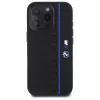 BMW BMHMP16L23SHEB iPhone 16 Pro Capa Rígida Silicone Hexagon Blue Line MagSafe Preto