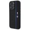 Capa rígida de silicone BMW BMHMP16X23SHEB Hexagon Blue Line MagSafe para iPhone 16 Pro Max 6.9 preta