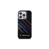 Capa rígida BMW Motorsport IML Random Stripes para Apple iPhone 16 Pro 6,3