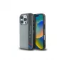 Capa rígida BMW Motorsport para Apple iPhone 16 Pro 6,3 inch cinzenta IML Vertical Stripe