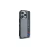 Capa rígida BMW Motorsport para Apple iPhone 16 Pro 6,3 inch cinzenta IML Vertical Stripe