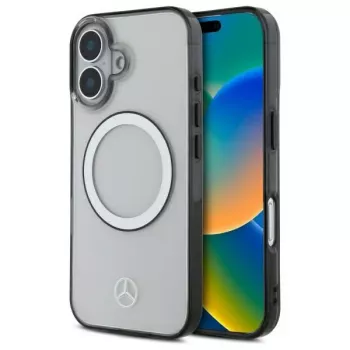 Capa rígida Mercedes-Benz MEHMP16S23HUOKC para iPhone 16 6,1