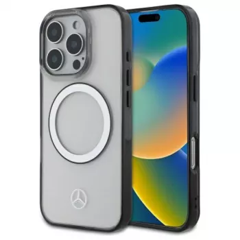 Capa rígida Mercedes-Benz MEHMP16L23HUOKC para iPhone 16 Pro 6,3