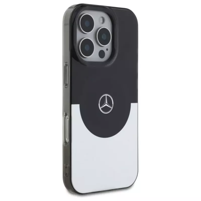 Capa rígida Mercedes-Benz MEHMP16L23HBIGK Double Layer BiColor MagSafe para iPhone 16 Pro 6,3